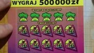 Zdrapki KOKOSOWA Fortuna WYGRAJ 500 000 zł #shorts