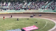 Upadek Michała Curzytka podczas meczu sparingowego : Falubaz Zielona Góra Vs Michał Curzytek!