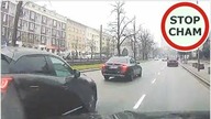 Jest gwiazda jest jazda - Mercedes hamuje i zajeżdża drogę #1391 Wasze Filmy