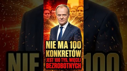 Zamiast realizacji 100 konkretów, mamy 100 tysięcy więcej bezrobotnych!