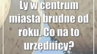 Lampy w centrum miasta brudne od roku.  Co na to urzędnicy?