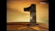 Jedynka - Końcówka orędzia noworocznego prezydenta, studio, reklamy i zapowiedź z 31 grudnia 2004 ro