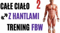 drugi TRENING na CAŁE CIAŁO z HANTLAMI  Full Body Workout