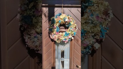 WIANEK Z HORTENSJI z kanału @diy_art_ideas #shorts #diy #wianki