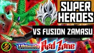 FUSION ZAMASU ULTIMATE RED ZONE TEAM SUPER HEROES TEQ LR ORANGE PICCOLO