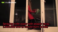 Papier toaletowy plus gaz pieprzowy 