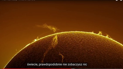 słonce z teleskopu