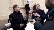 Odsłonięcie tablicy pamiątkowej dla Józefa i Stanisława Mackiewiczów przy ul. Witebskiej  w Wilnie