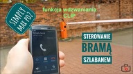 Sterowanie bramą, szlabanem, furtką za pomocą telefonu - funkcja CLIP - SIMply MAX P02 [ F&F]