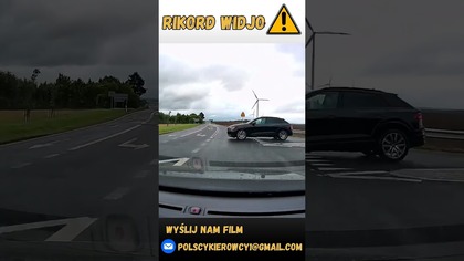 Milimetry od wypadku #shorts #polska #dashcam #video #crash