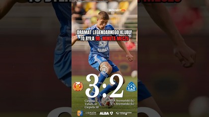 Dramat legendarnego klubu! To była 98.  MINUTA MECZU#piłkanożna #1liga