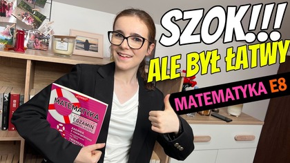 E8 Z MATEMATYKI: NIE WIERZĘ, ŻE TAK DOBRZE MI POSZEDŁ!  Opowiadam co było.  Daily Vlog 12 maja 2026