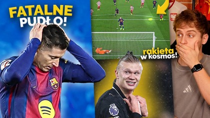 Lewandowski NIE TRAFIŁ KARNEGO! Polak ODCHODZI z FC Barcelony Haaland z REKORDEM Premier League!