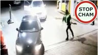 Zaatakował kierowce BMW maczetą, ten go potrącił #709 Wasze Filmy