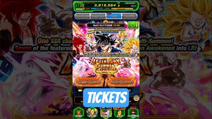 TONS OF THANKS TICKET 11 ANNIVERSARY SUMMON DOKKAN BATTLE