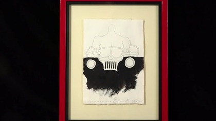 Andrzej Strumiłło (1927-2020) Kierowca rysunek z 2015 r.