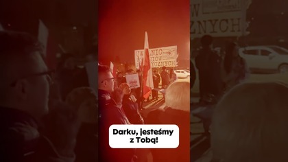 Darku, jesteśmy z Tobą! - Protest pod aresztem