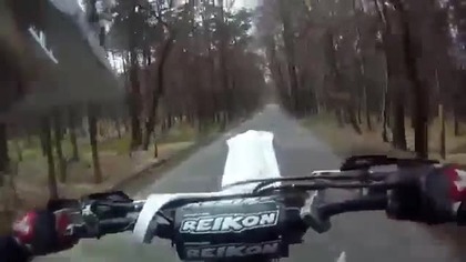 Wheelie przed policją