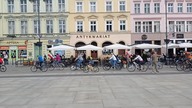 Odjazd rowerów ze starego rynku