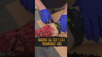 STAZA TAKTYCZNA S. T. A. T.   TEST NA TRAUMA LEG | HARD TEST