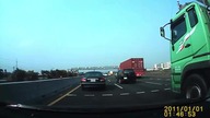Wypadek na autostradzie w Tajwanie