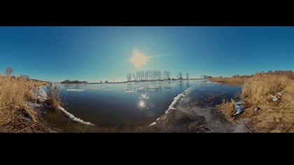 Relaksujący pejzaż dźwiękowy natury: odgłosy ptactwa wodnego i dźwięki lodu dla snu | 2 godziny