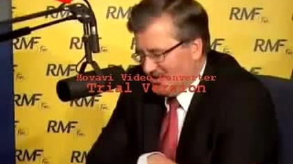 KOMOROWSKI 29 kwietnia 2009 RMF