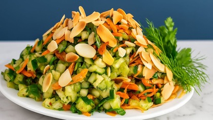 Surówka z ogórka zielonego  rewelacyjny przepis