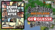  TURNIEJ GEOGUESSR SAN ANDREAS!  SAMP Z WIDZAMI  CZERWIEC W SAN ANDREAS! | Asasyn08 [NA ŻYWO