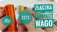 Złączka WAGO COMPACT seria 2273 + adapter montażowy.