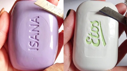 Soap Carving ASMR Relaxing Sounds no talking Satisfying ASMR Video #soapcarving #soapcuttingvideo