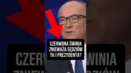 Czarzasty znieważa sędziów TK i Prezydenta RP?