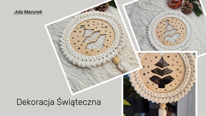 Prosta choinka DIY  piękna ozdoba ze sklejki i sznurka.