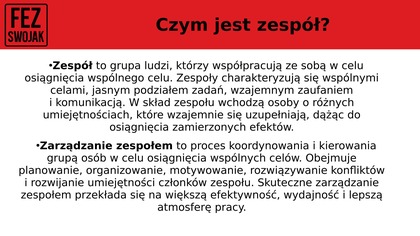Szkolenie z zakresu podstaw zarządzania zespołem v.  2. 0