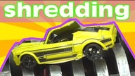 Shredding Hot Wheels Super Cars Metal Toy
