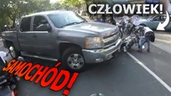 KIEROWCA TARANUJE MOTOCYKLISTÓW!