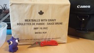 Wojskowa Kanadyjska racja żywnościowa menu 20 - Canada MRE