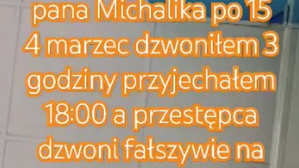 organizowana grupa przestępcza szpital Michalik łopatka prześladują ojca