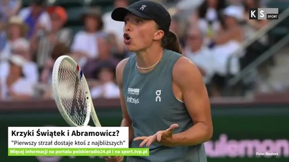 Krzyki Świątek i Abramowicz? Pierwszy strzał dostaje ktoś z najbliższych [KS Sport]