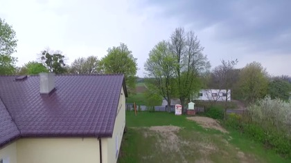 Wiosenne Góry (gmina Markuszów) z lotu ptaka