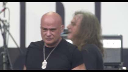 David Draiman, Scott Ian &amp; Supergroup A (Tom Morello's All Stars) - Sweet Leaf (Black Sabbath cover) (with David Draiman, Nuno Bettencourt, Scott Ian, David Ellefson, Mike Bordin, and Adam Wakeman) - Back To The Beginning

Billed as Supergroup A: Lzzy Hale (Halestorm), David Draiman (Disturbed), Whitfield Crane (Ugly Kid Joe) and Yungblud on vocals; Nuno Bettencourt (Extreme), Jake E Lee (Red Dragon Cartel, Badlands) and Scott Ian (Anthrax) on guitars; David Ellefson (Megadeth) and Frank Bello (Anthrax) on bass; Mike Bordin (Faith No More) and Sleep Token II (Sleep Token) on drums; Adam Wakeman on keyboards.
