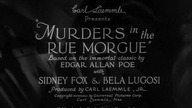 1932 Murders in the Rue Morgue (napsy)