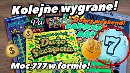 Zdrapki Lotto  Dobrze mieć moc! - Moc 777!  Kolejny dobry weekend! 