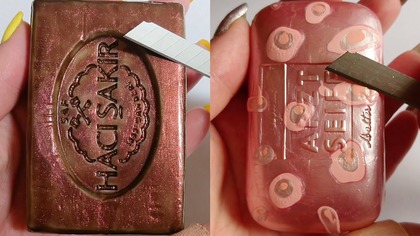 Soap Carving ASMR Relaxing Sounds no talking Satisfying ASMR Video #soapcarving #carvingsoap #seife