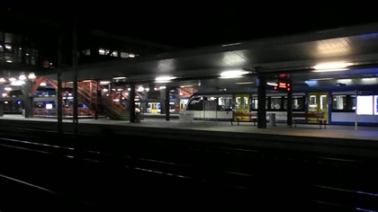 21. 10. 2022 Częstochowa Główna - Zapowiedź pociągu Koleje Śląskie S13 kierunek Lubliniec godz.  18:25