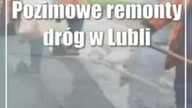 Drogowcy rozkładają, kierowcy stoją