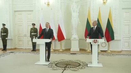 NAWROCKI UMACNIA SIŁĘ POLSKI I UJAWNIA NASTĘPNE PLANY WS.  W*OJNY NA SPOTKANIU Z PREZYDENTEM LITWY!