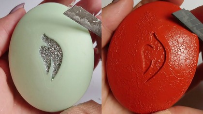 Soap Carving ASMR Relaxing Sounds no talking Satisfying ASMR Video #soapcarving #soapcuttingvideo