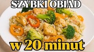 Soczysty kurczak z ryżem i warzywami   szybki przepis na obiad 