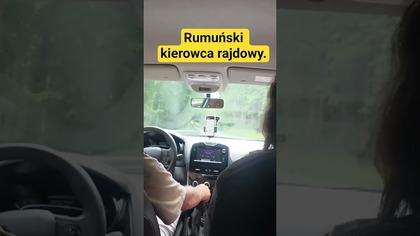 Rumuński kierowca rajdowy.  #travelvlog #autostop #podróże #travel #vlog #romania